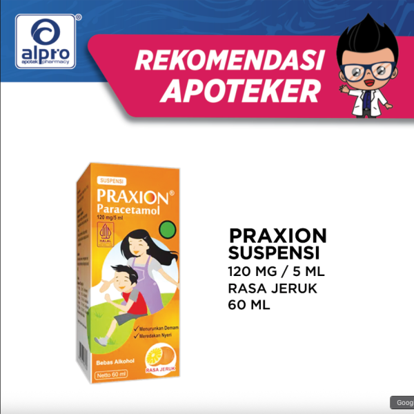 Praxion Susp Rasa Jeruk 60Ml